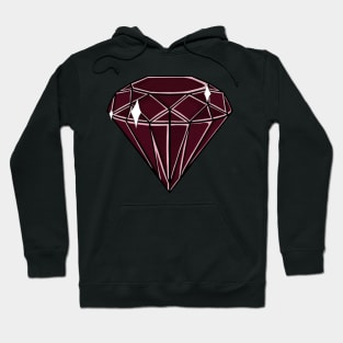 Ruby Gemstone Hoodie